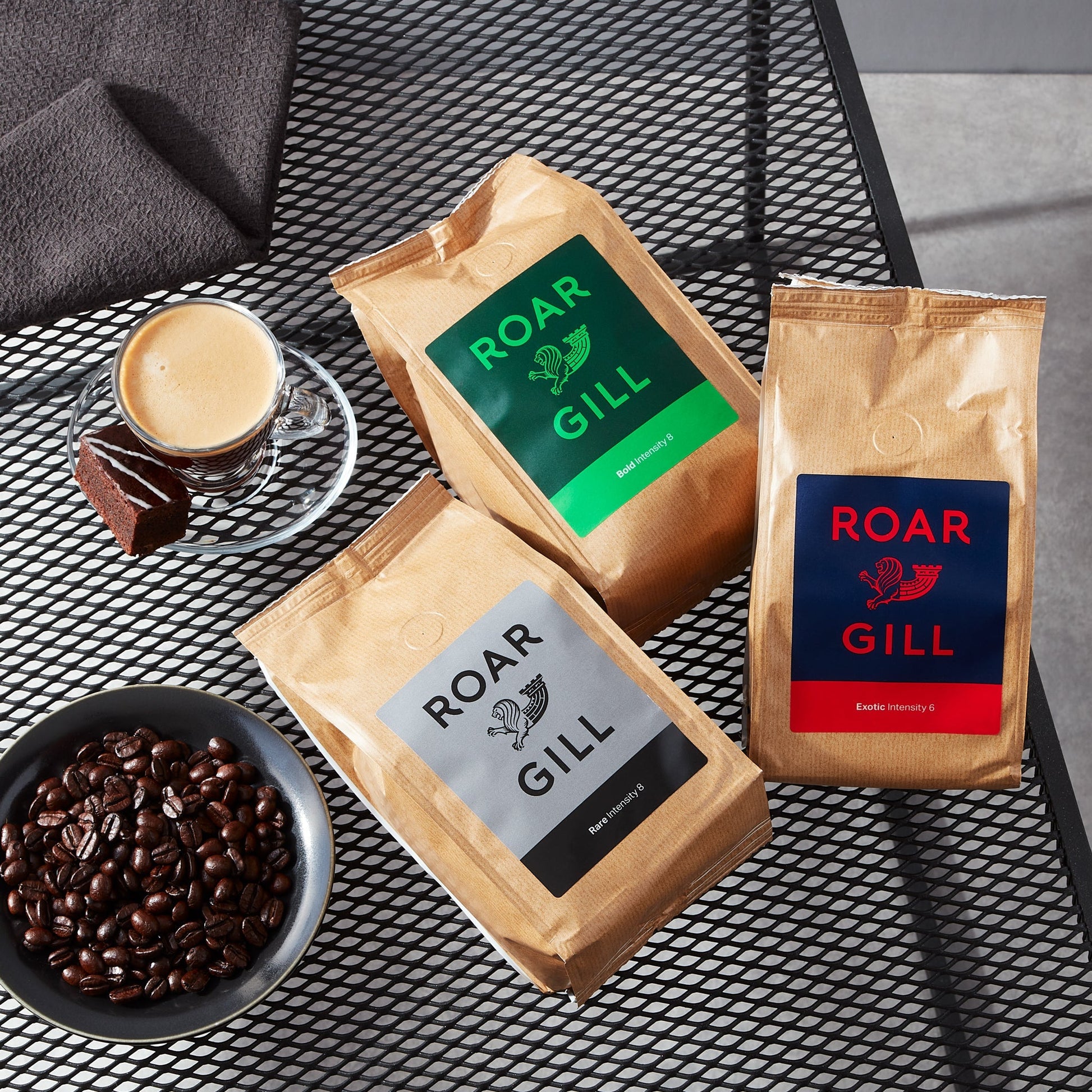 roar gill coffee whole bean variety pack