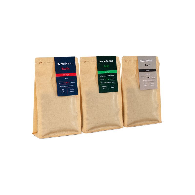 Ground Coffee | Medium Grind Variety Pack | 3 Bags