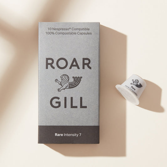 Roar Gill Rare Daterra Coffee Pod. Nespresso Compatible. Intensity 7.